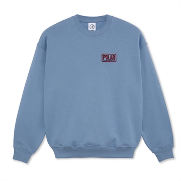 Polar Skate Co. Sweatshirt Dave Earthquake Oxford Blue